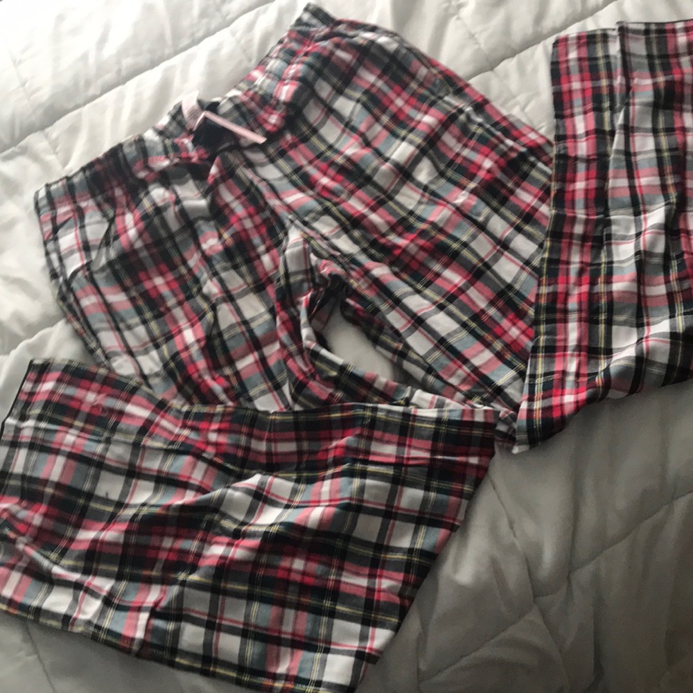 Victoria secret plaid pajama pants. Size medium nwt
